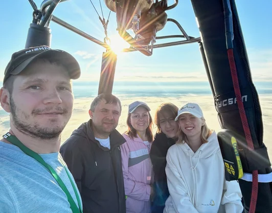 Индивидуальный полет для четверых 
Стоимость 46000 рублей